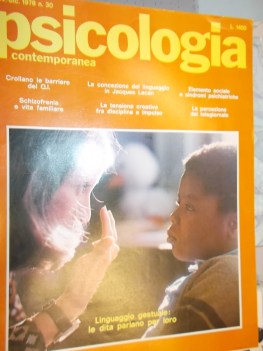 psicologia contemporanea 1978 novembre n 30