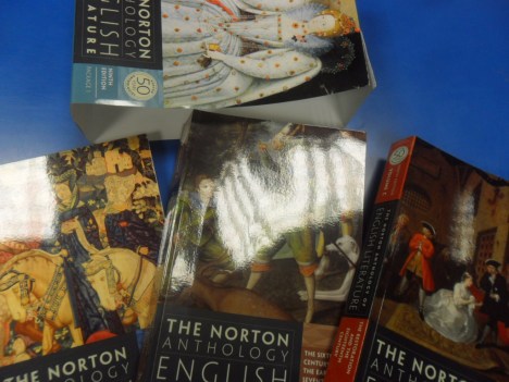 norton anthology of english literature package 1 volumi A+B+C