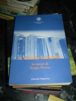 goodly garlande in onore di sergio perosa