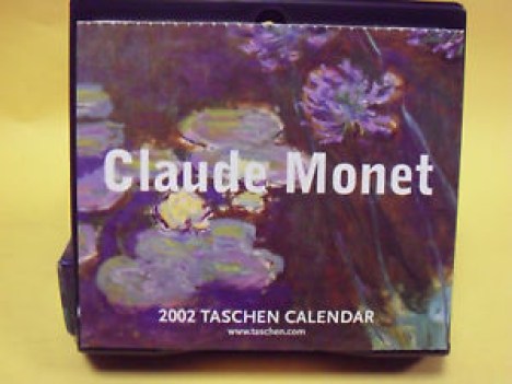 calendario taschen 2002 claude monet