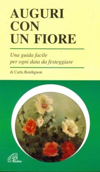 auguri con un fiore