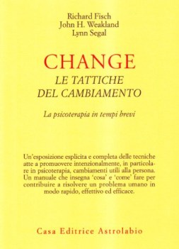 change le tattiche del cambiamento la psicoterapia in tempi brevi