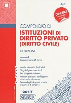 compendio di istituzioni di diritto privato diritto civile