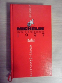 Michelin Red Guide 1997 Italia. Hotels Restaurants alberghi viaggi selezione