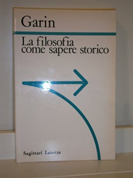 filosofia come sapere storico