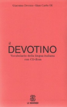 devotino vocabolario della lingua italiana con cdrom