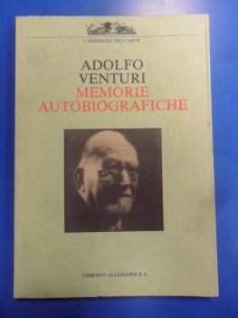 Memorie autobiografiche. Memoria e critica d\'arte. Allemandi 1991