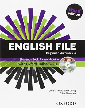 english file beginner sb+wb a inglese, grammatica