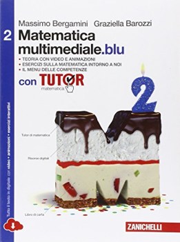 matematica multimediale blu 2 tutor =9788808536440