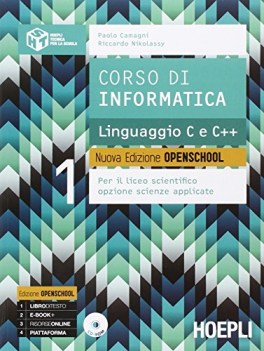 corso di informatica linguaggio c e c++ 1 con cdrom