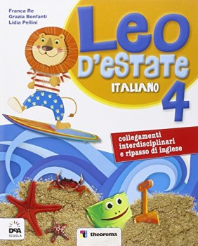 leo d\'estate 4 elem. ital.+mate.+diario di leo