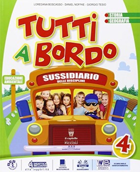 tutti a bordo 4, msuss.sto.geo. (2t) +eb elementari