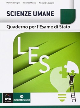 scienze umane, quaderno per l\'esame les psicol.,pedag.,didattica