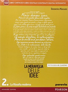 meraviglia delle idee 2 filosofia moderna