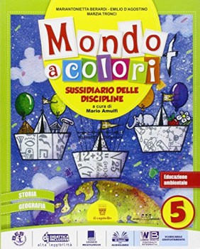 mondo a colori 5, msuss.sto.geo. +eb elementari