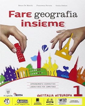 fare geografia insieme 1 +atl.+italia+eb geografia sc.media