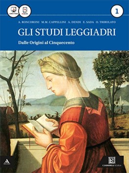 studi leggiadri 1 +eb italiano, antologia tr.