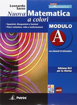 nuova matematica a colori blu a+b+d +eb matematica ginn.,licei