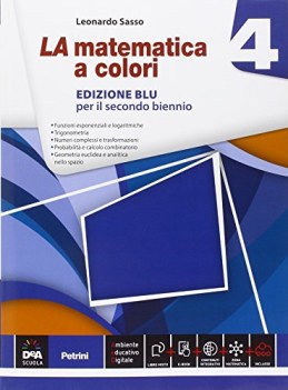 matematica a colori blu 4 fc16 vedi 9788849421255