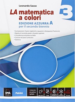 matematica a colori azzurra 3a +eb matematica ginn.,licei