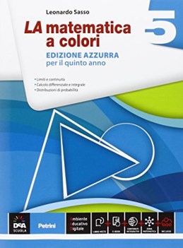 matematica a colori azzurra 5 +eb matematica ginn.,licei