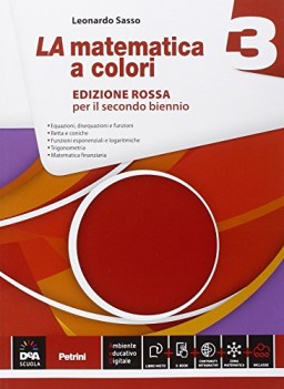 matematica a colori rossa 3 +eb matematica it e ip