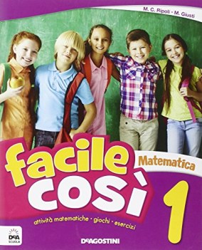 facile cosi, matematica 1 x elem. libri vacanze