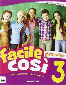 facile cosi, matematica 3 x elem. libri vacanze