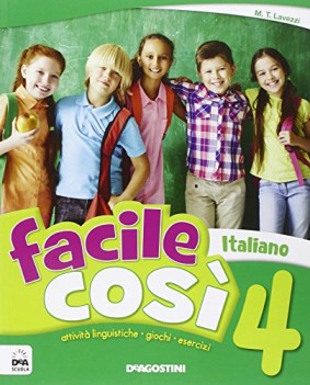 facile cosi, italiano x 4 elem. libri vacanze