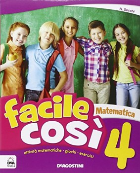 facile cosi, matematica 4 x elem. libri vacanze