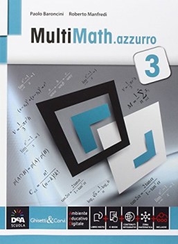 multimath.azzurro 3 +eb matematica ginn.,licei