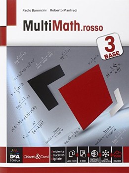 multimath.rosso 3 base +eb matematica it e ip