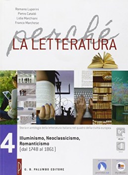 perche la letteratura 4 italiano, antologia tr.