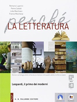 perche la letteratura, leopardi italiano, antologia tr.