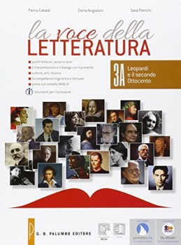 voce della letteratura 3 +dvd italiano, antologia tr.