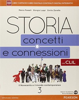 storia concetti e connessioni 3 con clil e ebook