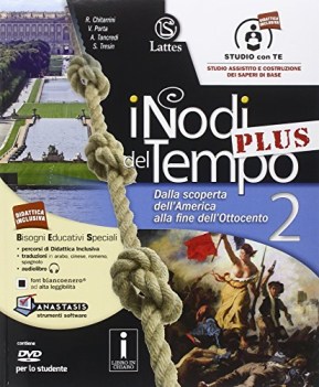 nodi del tempo plus 2 (2t) +dvd storia scuola media