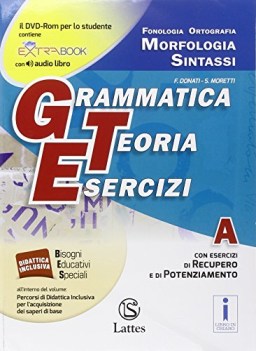 grammatica teoria esercizi a+b+c +dvd italiano, gramm. medie