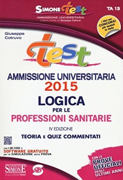 logica per le professioni sanitarie 2015 libri temi