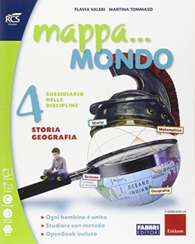 mappa mondo 4 vol.unico x elem