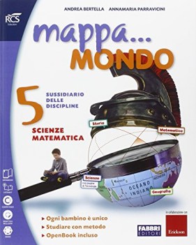 mappa mondo 5, msuss.mat.sci. (2t) elementari