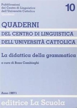 quaderni del centro di linguistica dell\'universita cattolica