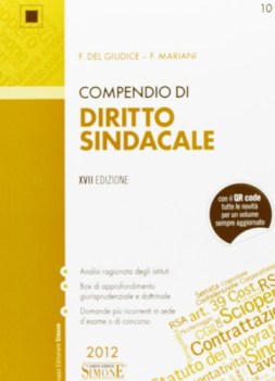 ompendio di diritto sindacale XVII ed.