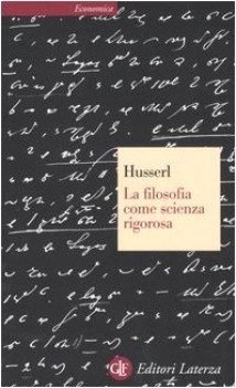 filosofia come scienza rigorosa