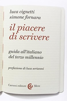 piacere di scrivere guida allitaliano del terzo millennio