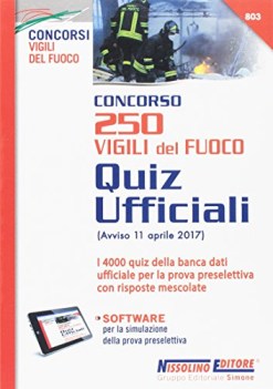 concorso 250 vigili del fuoco quiz ufficiali con contenuto digitale