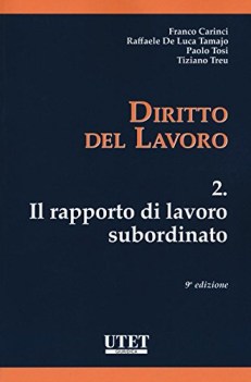 diritto del lavoro 2 rapporto di lavoro subordinato