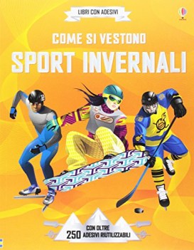 come si vestono sport invernali con adesivi