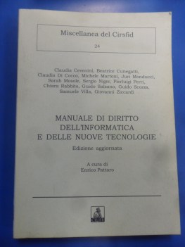 Manuale di diritto dell\'informatica e delle nuove tecnologie. Aggiornata 2002