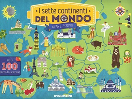 sette continenti del mondo